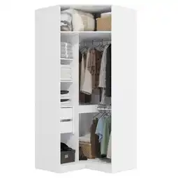 Benoit Roupeiro / Armário Modulado De Canto Obliquo Kappesberg ARMC105AMDP Closet Adapt MDP 230x105 oferta