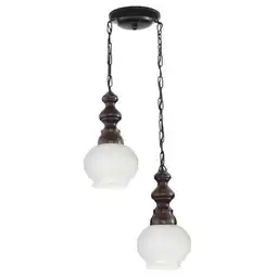 Benoit Pendente Para 2 Lâmpadas Rústico Luminárias Müller 552E oferta