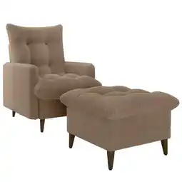 Benoit Poltrona Reclinável Matrix 497 Montreal Com Puff 106x76x95cm oferta