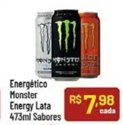 Supermercados Goes Energético Monster Energy Lata Sabores oferta