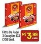Supermercados Goes Filtro De Papel 3 Coraçoes 103 oferta