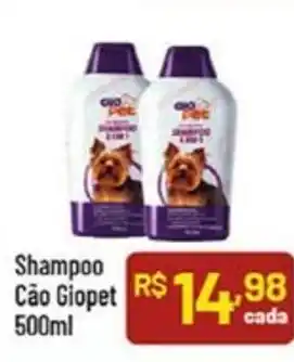 Supermercados Goes Shampoo Cão Giopet oferta