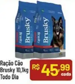 Supermercados Goes Ração Cão Brusky Todo Dia oferta