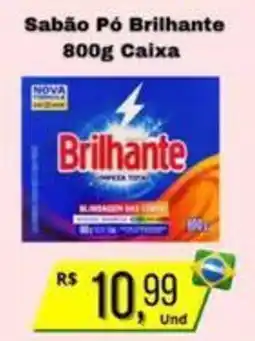 Supermercados Pague Menos Sabão Pó Brilhante Caixa oferta