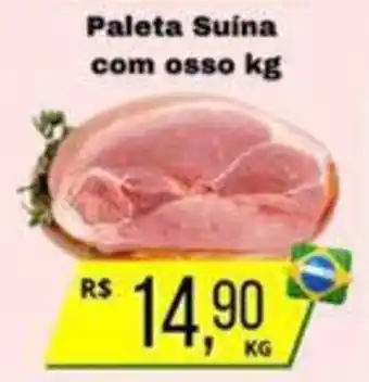 Supermercados Pague Menos Paleta Suína com osso oferta