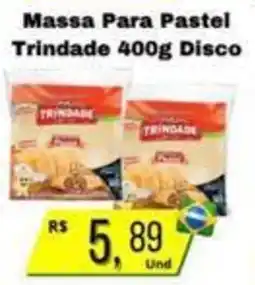 Supermercados Pague Menos Massa para pastel trindade disco oferta
