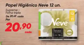 Papel Higiênico Neve 12 un.