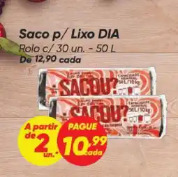 Dia Saco p/Lixo DIA oferta
