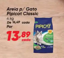Dia Areia p/ Gato Pipicat Classic oferta