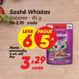 Dia Sashê Whiskas Sabores oferta