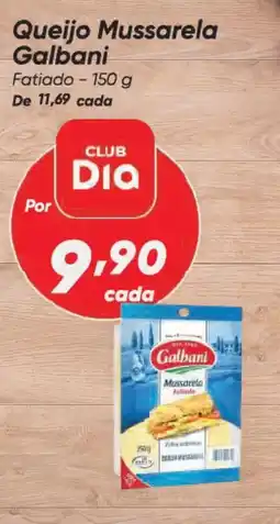Dia Queijo Mussarela Galbani Fatiado oferta