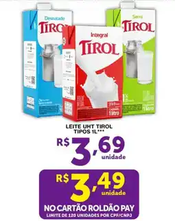 Roldão Leite uht tirol tipos oferta