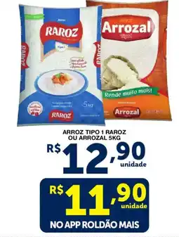 Roldão Arroz tipo 1 raroz ou arrozal oferta