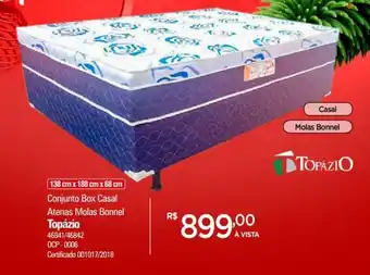 Zenir Conjunto Box Casal Topazio oferta