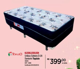 Zenir Unibox Solteiro D-28 Santorini Topazio oferta