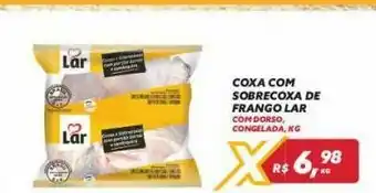 Coxa com sobrecoxa de frango lar