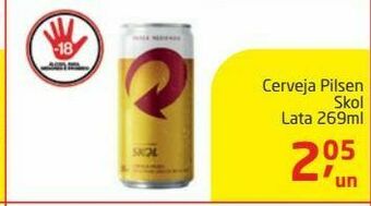 Tenda Atacado Cerveja pilsen skol 269ml oferta