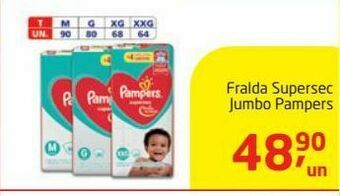 Tenda Atacado Fralda supersec jumbo pampers oferta
