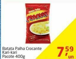 Tenda Atacado Batata palha crocante kari-kari 400g oferta