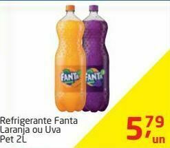 Tenda Atacado Refrigerante fanta laranja ou uva 2l oferta