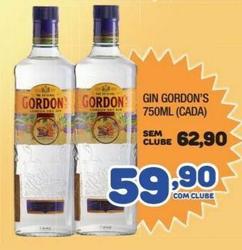 Costazul Supermercados Gin gordon´s 750ml oferta