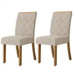Benoit Conjunto 2 Cadeiras Estofadas Henn S05-502 Vita 95,5x44x55,5cm oferta