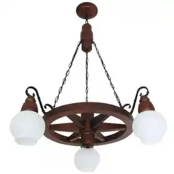 Benoit Lustre Luminárias Müller Roda de Carroça 603E oferta