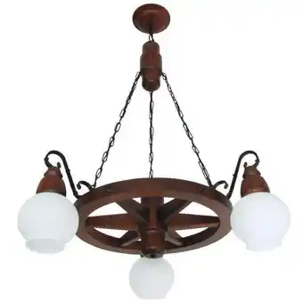 Benoit Lustre Luminárias Müller Roda de Carroça 603E oferta