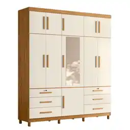 Benoit Guarda Roupa Albatroz Triton Plus 11 Portas e 6 Gavetas MDP 230x201x51cm oferta