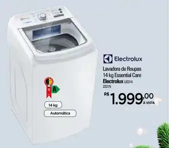 Zenir Lavadora de Roupas 14kg Essential Care Electrolux oferta
