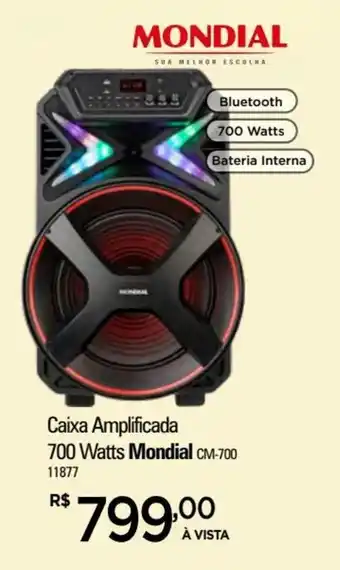 Zenir Caixa Amplificada 700 Watts Mondial oferta
