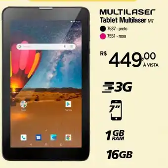 Zenir Multilaser Tablet oferta