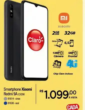 Smartphone Xiaomi Redmi 9A