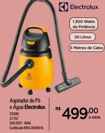 Zenir Aspirador de Po e Agua Electrolux oferta