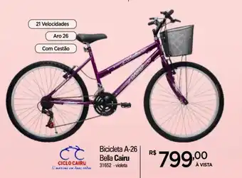 Bicicleta A-26 Bella Cairu