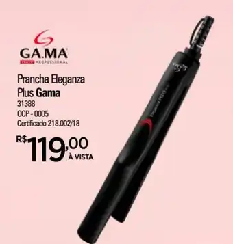 Prancha Eleganza Plus Gama