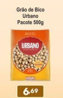 Calvo Atacadista Grao de Bico Urbano Pacote 500g oferta