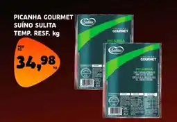 Bergamais Supermercados Picanha gourmet suíno sulita temp. resf. oferta