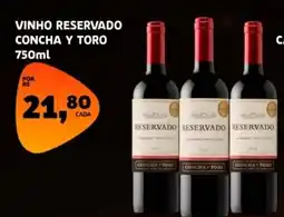 Bergamais Supermercados Vinho reservado concha y toro oferta