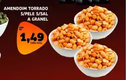 Bergamais Supermercados Amendoim torrado s/pele s/sal a granel oferta