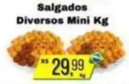 Supermercados Pague Menos Salgados Diversos Mini oferta