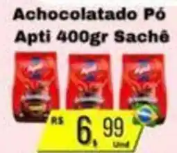 Supermercados Pague Menos Achocolatado Pó Apti Sachê oferta