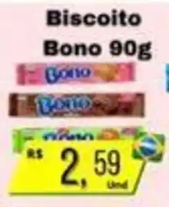Supermercados Pague Menos Biscoito Bono oferta