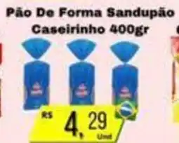Supermercados Pague Menos Pão De Forma SandupãoPão De Forma Sandupão Pão De Hot Dog Caseirinho 400gr Caseirinho 400gr Caseirinho oferta