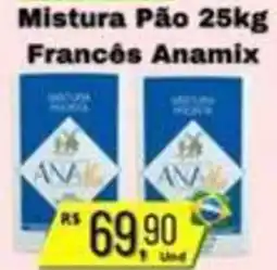 Supermercados Pague Menos Mistura Pão Francés Anamix oferta