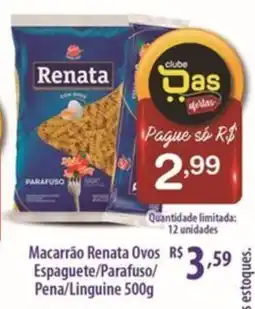 Rede DAS Macarrão Renata Ovos oferta