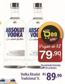 Rede DAS Vodka Absolut Tradicional oferta