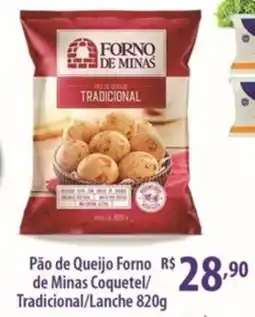 Rede DAS Pão de Queijo Forno de Minas Coquetel/ Tradicional/Lanche oferta