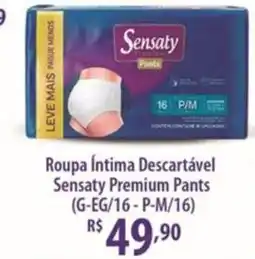 Rede DAS Roupa Íntima Descartável Sensaty Premium Pants oferta