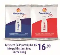 Rede DAS Leite em Pó Piracanjuba Integral/Instantâneo Sachê oferta